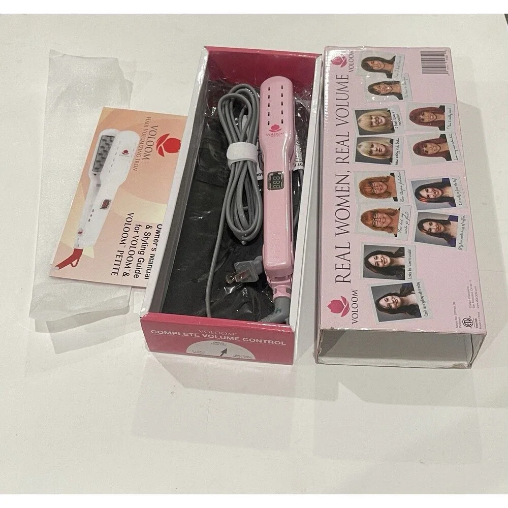 VOLOOM OIPW15 Volumizing Hair Iron - Pink